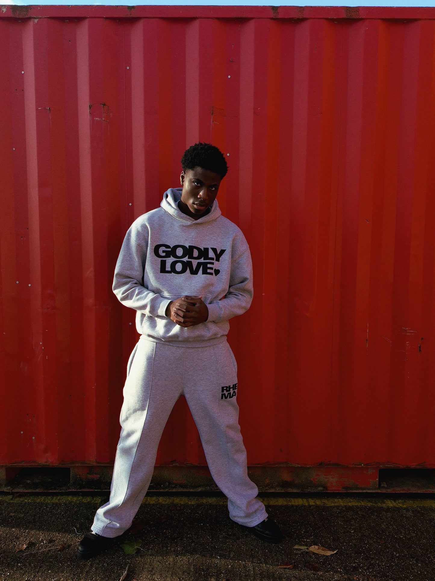 GODLY LOVE HOODIE - GREY